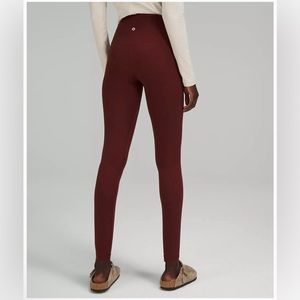 Align High Rise Pant 28” - color: Red Merlot